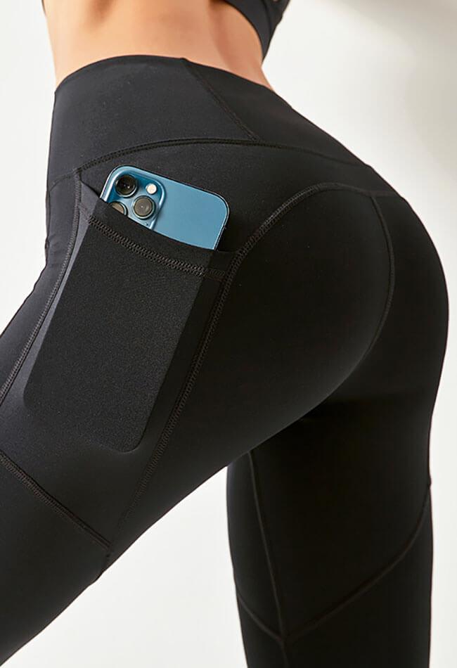 Tummy Control Leggings, Cell Phone Pocket (New Fashion)