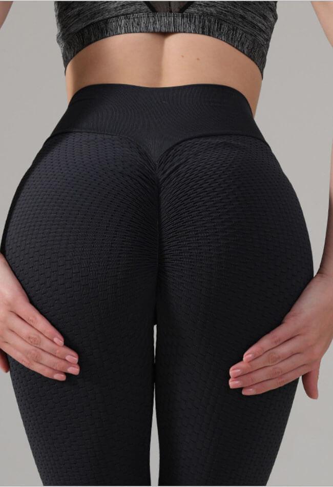 Buy RIOJOYWomen Anti Cellulite Gym Waffle Leggings, High Waist Yoga Pants  Bubble Textured, Scrunch/Ruched Butt Lift Running Tights Online at  desertcartINDIA